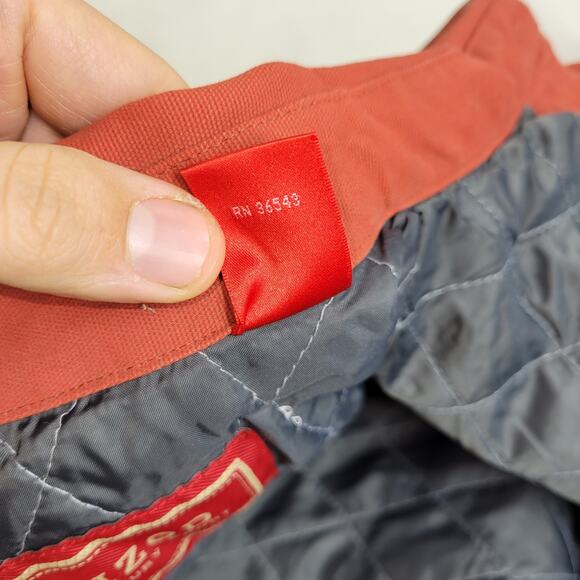 Izod Shacket Mens Sz Large Red Jacket Gorpcore Luxury Sport Shooting Shirt Cold - Picture 13 of 16